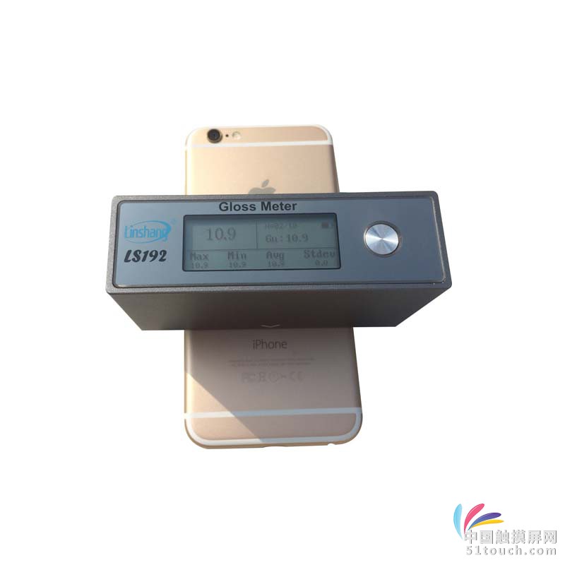 LS192光泽度仪测手机背面